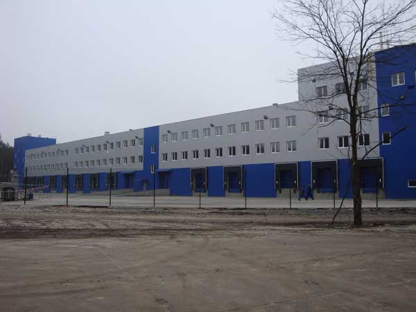 Логистический комплекс обшивка профлистом