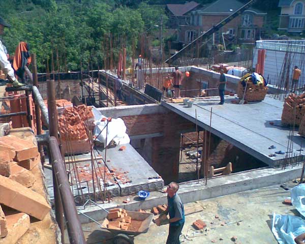 Кладка стен черновая кладка стен