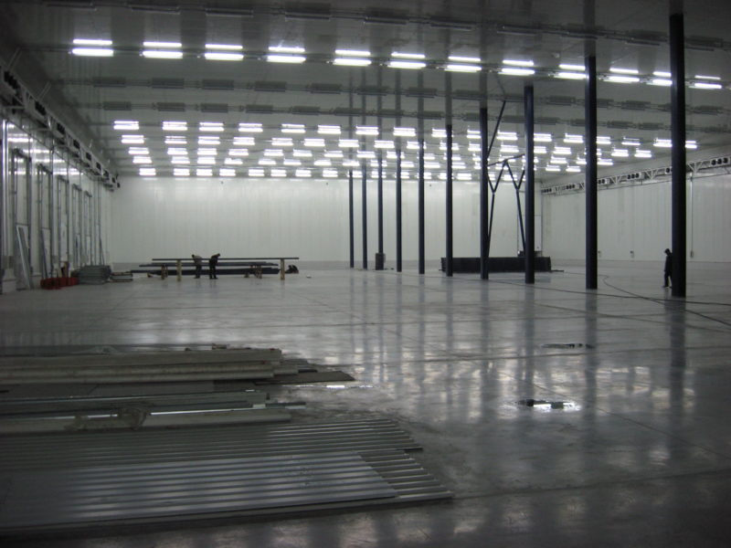 Строительство складских помещений